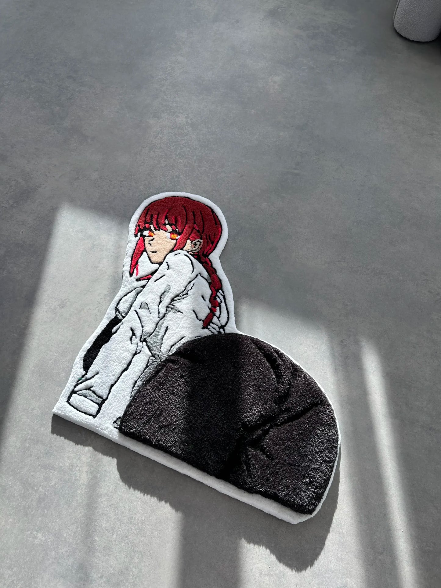 Cute Girl Character Tufted Rug - Soft Anime Room Accent - BOYOGO example 3