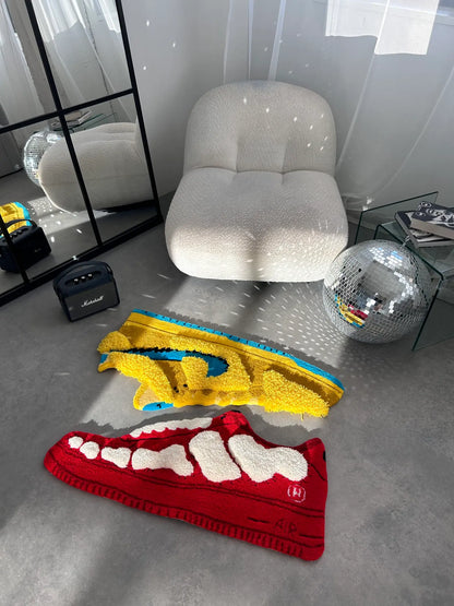 Sneaker Tufted Rug - Streetwear Room Decor - BOYOGO example 5