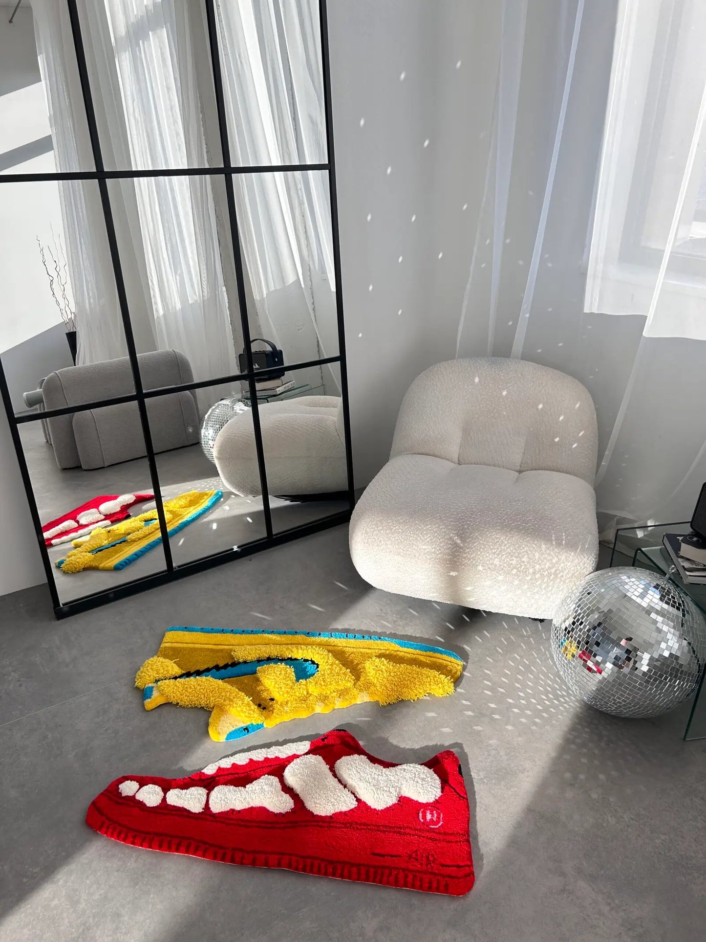 Sneaker Tufted Rug - Streetwear Room Decor - BOYOGO example 3