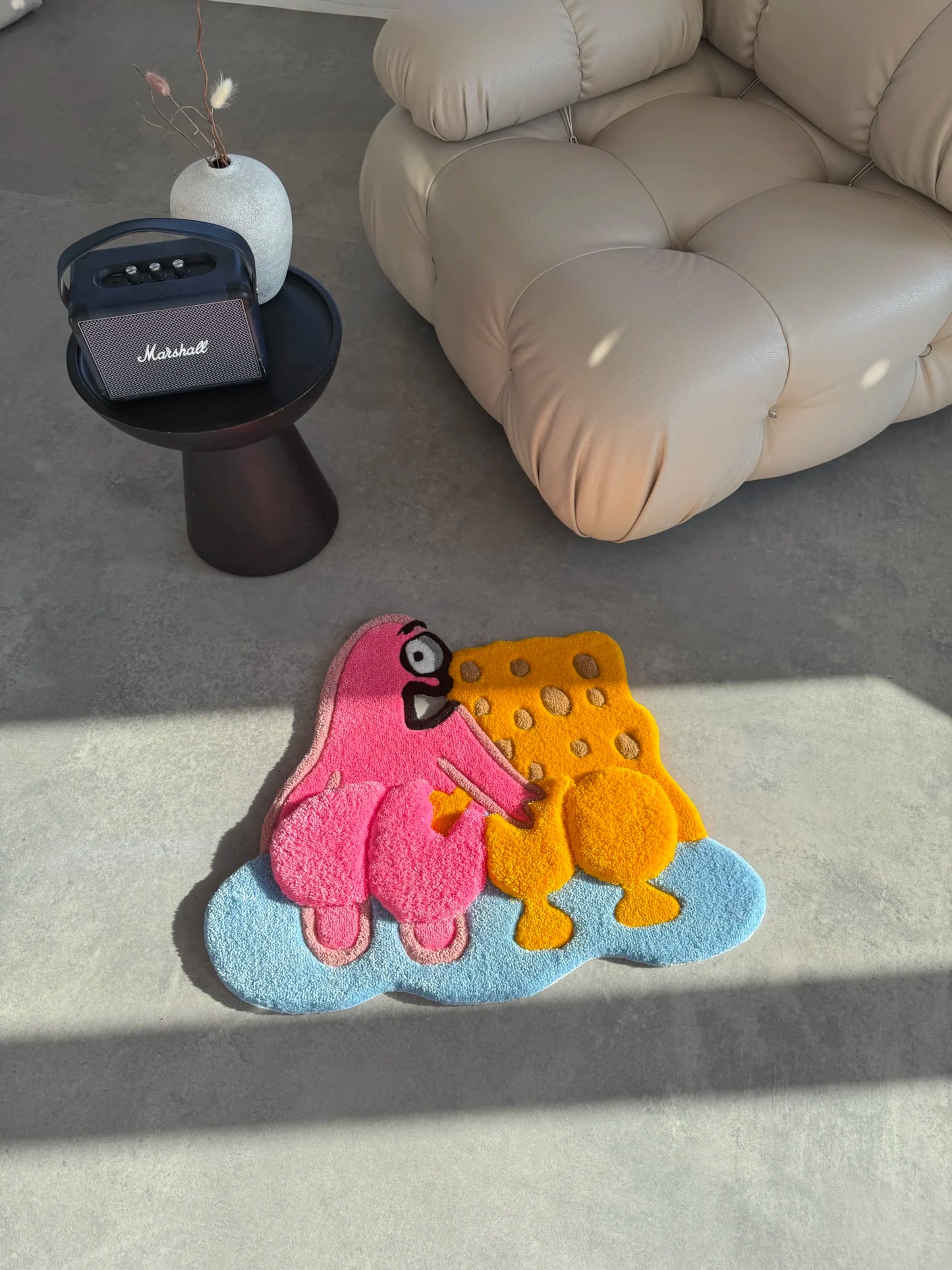 Playful Cartoon Duo Tufted Rug - Cute Room Accent - BOYOGO example 3