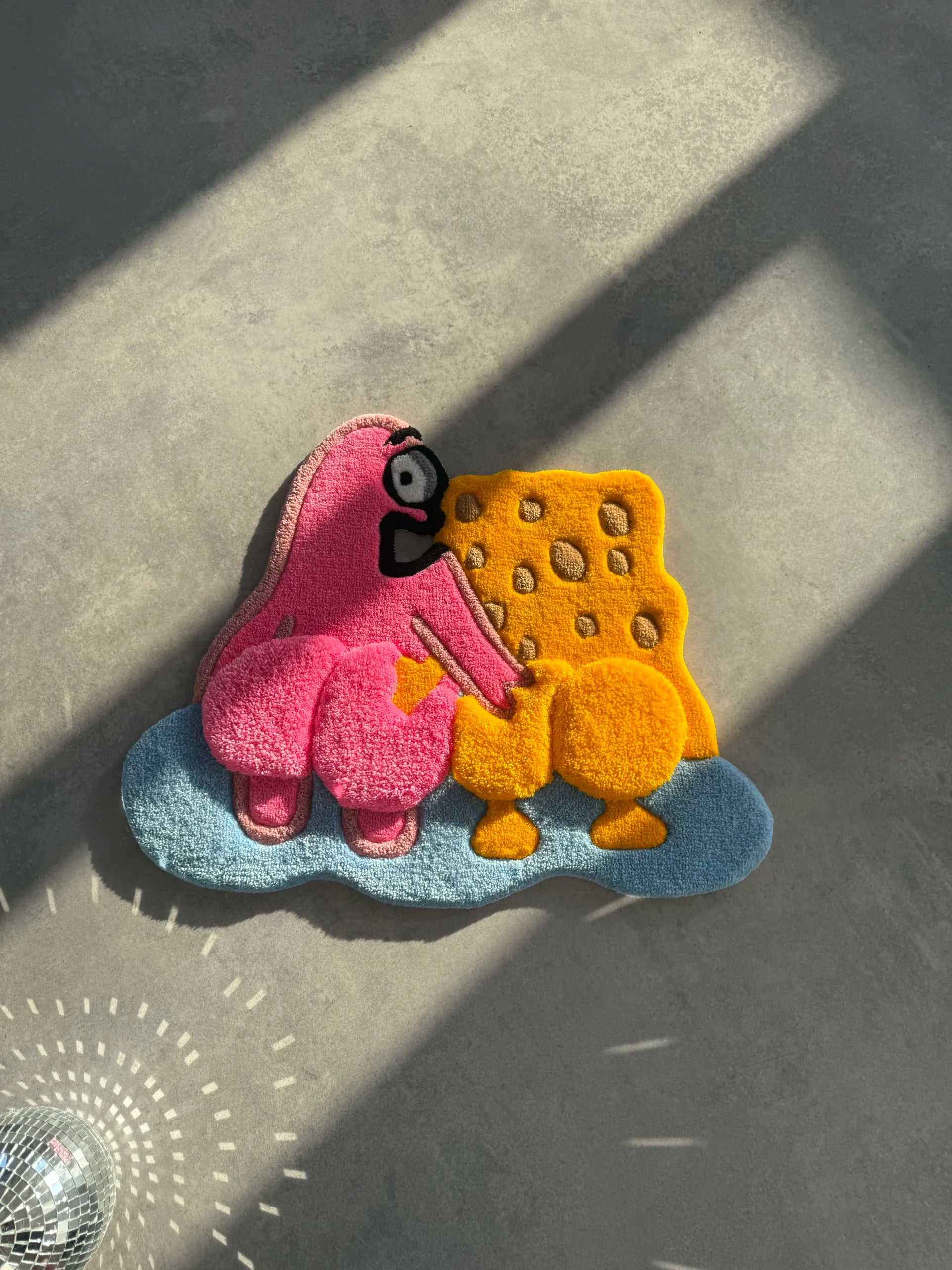 Playful Cartoon Duo Tufted Rug - Cute Room Accent - BOYOGO example 6