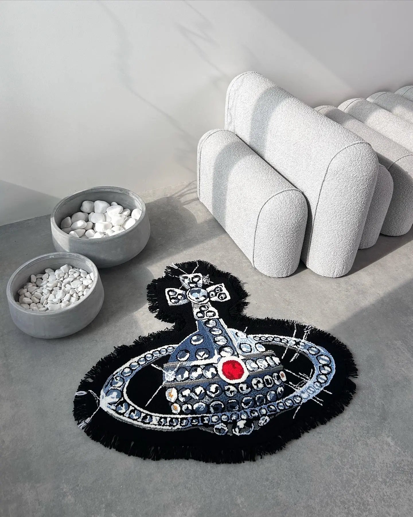 Jewels Tufted Rug - Colorful Statement Room Accent - BOYOGO example 1