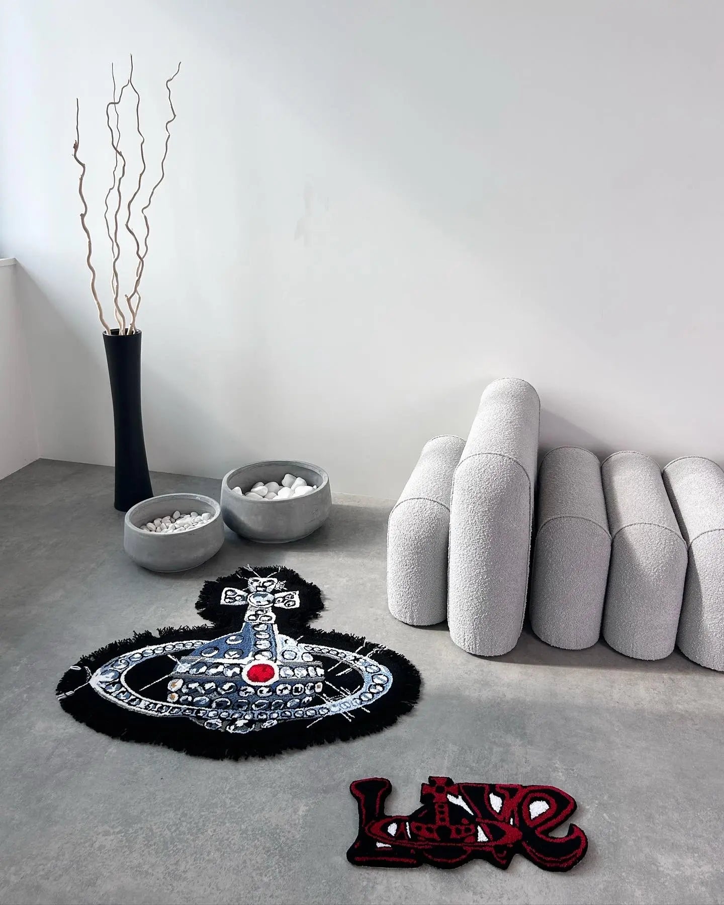 Jewels Tufted Rug - Colorful Statement Room Accent - BOYOGO example 3