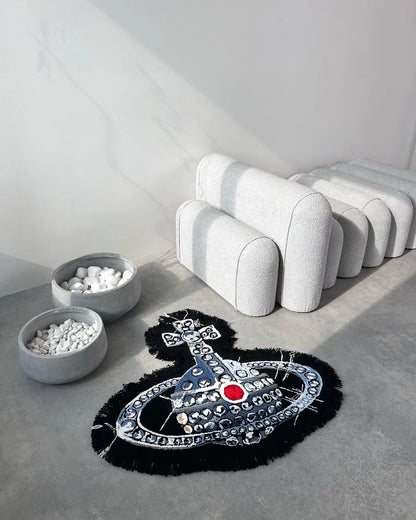 Jewels Tufted Rug - Colorful Statement Room Accent - BOYOGO example 5