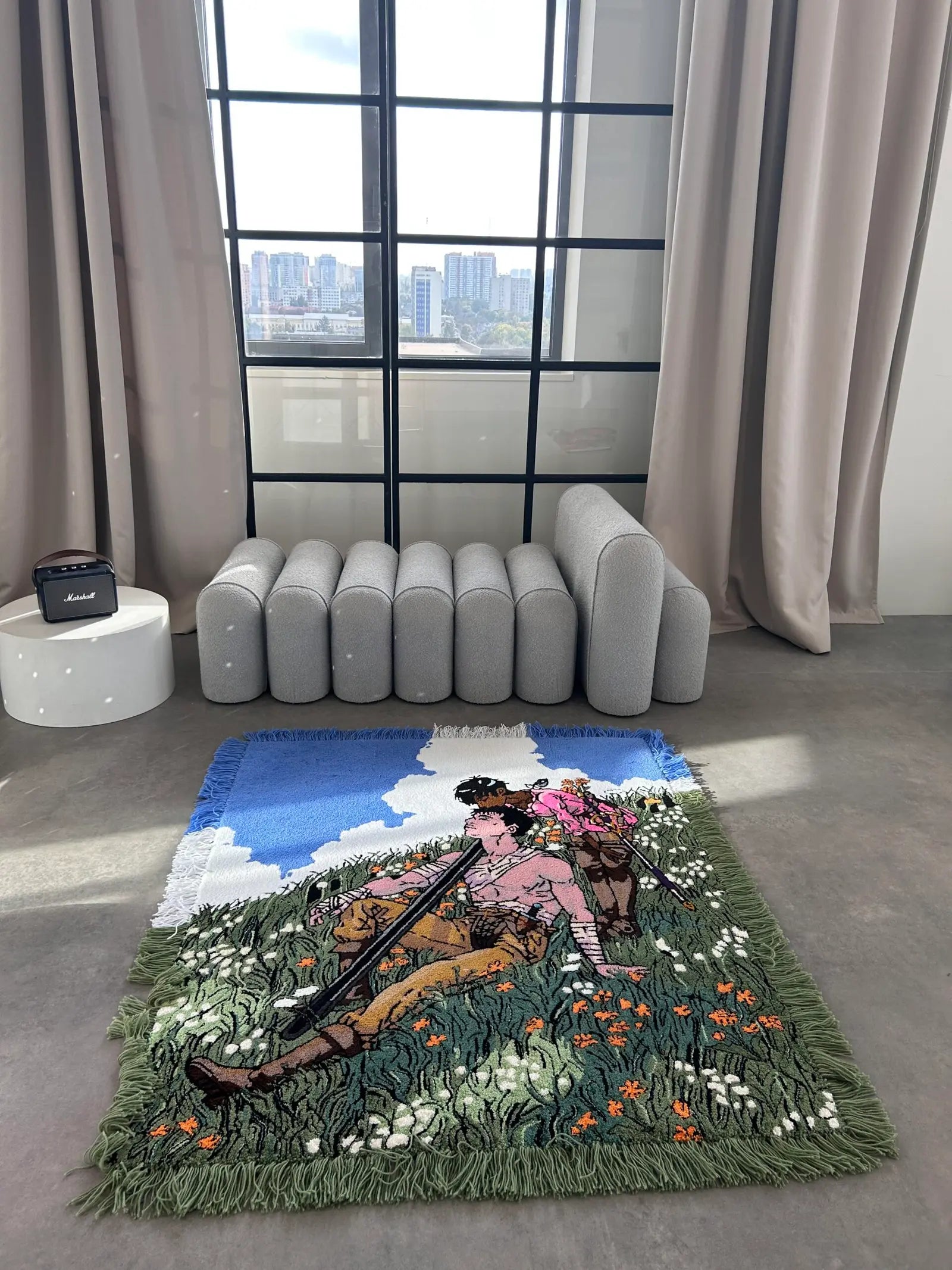 Lovers Meadow Tufted Rug - Romantic Anime Style Wall Decor - BOYOGO example 2