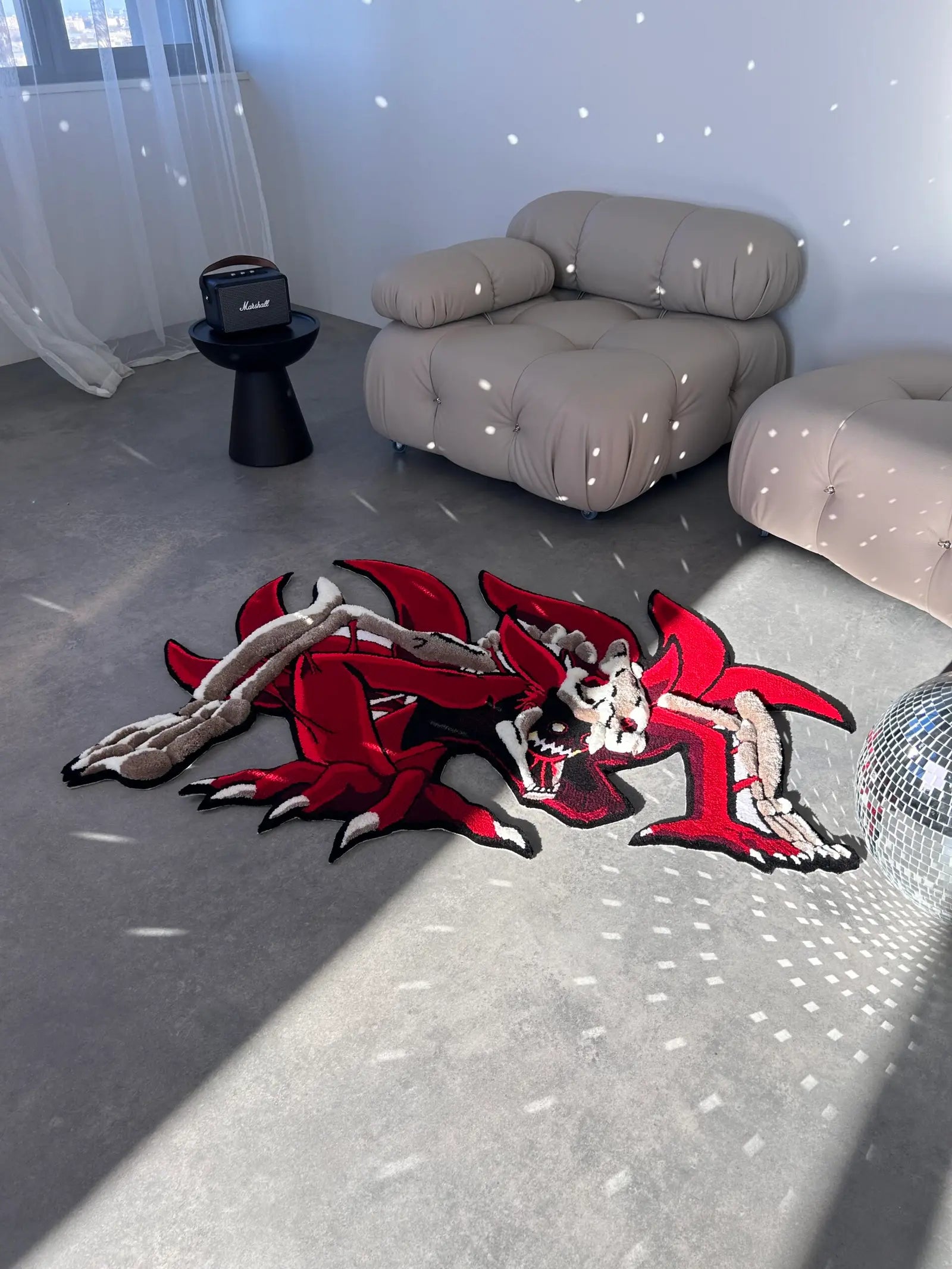 Mythic Fox Inspired Tufted Rug - Bold Anime Room Decor - BOYOGO example 6
