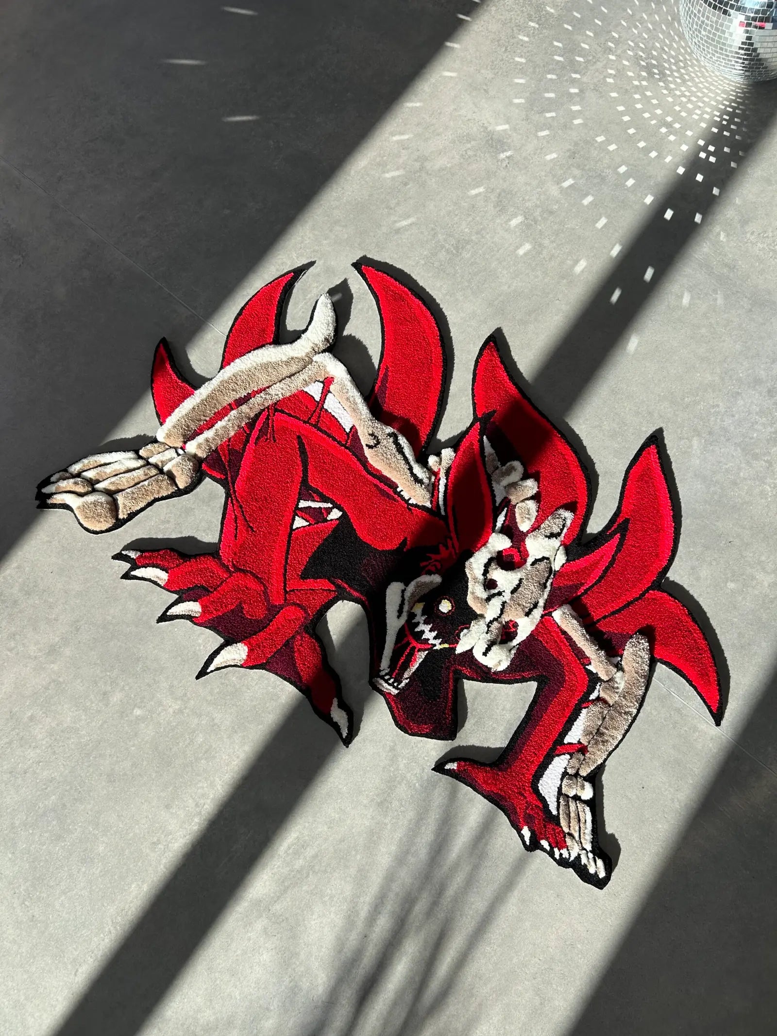 Mythic Fox Inspired Tufted Rug - Bold Anime Room Decor - BOYOGO example 5
