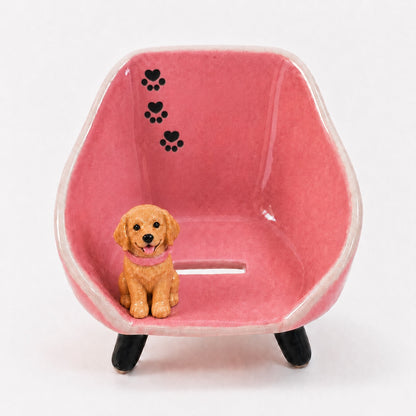 Personalized Ceramic Phone Stand with Custom Pet Figurine – size and style reference