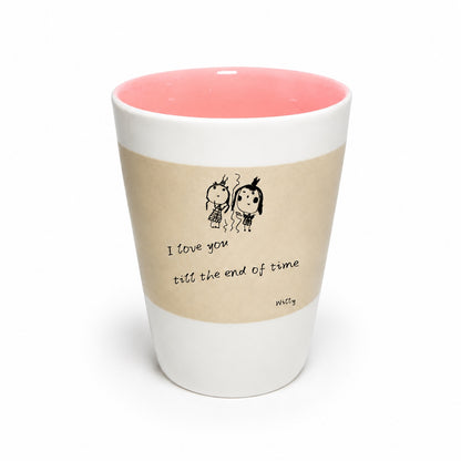 Custom Handwritten Letter Ceramic Mug – personalization and design detail