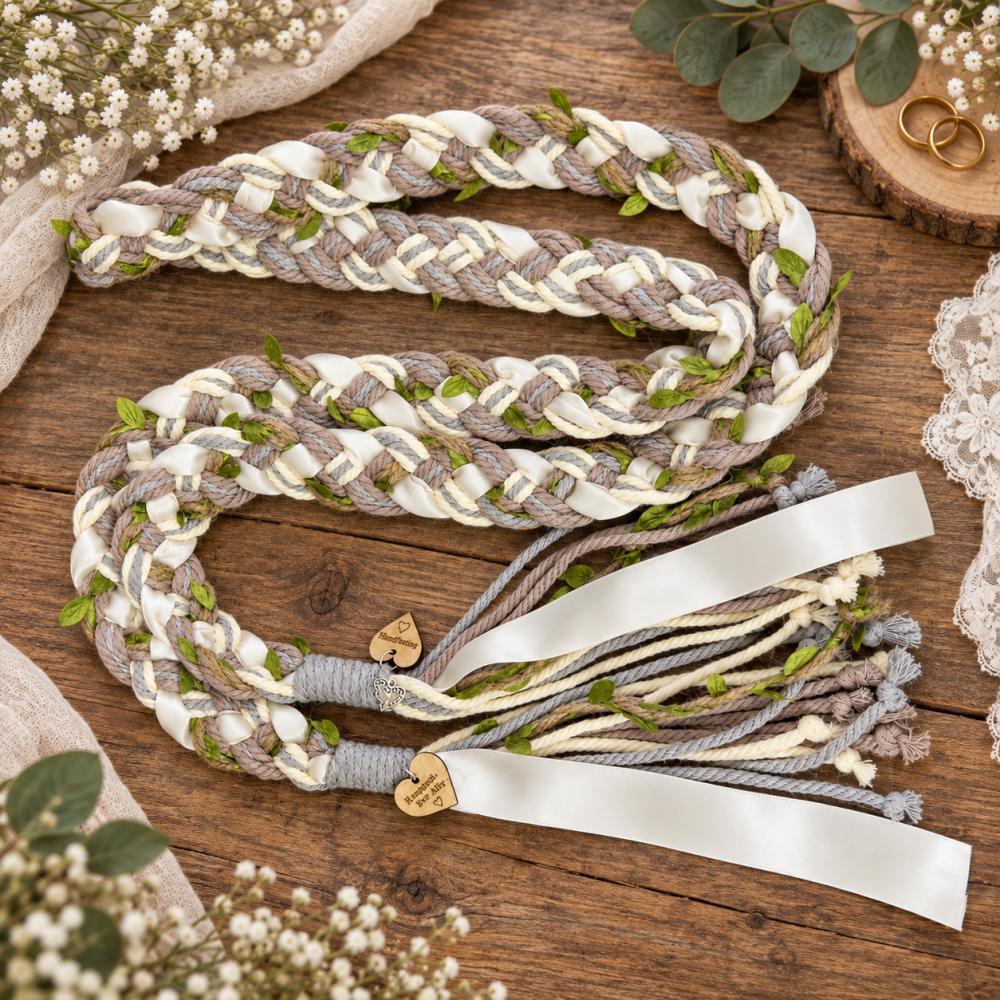 Pastel wedding handfasting cord — original image 1