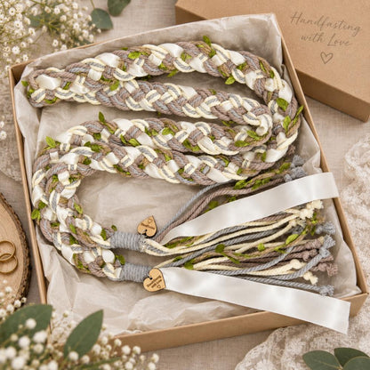 Pastel wedding handfasting cord — original image 5