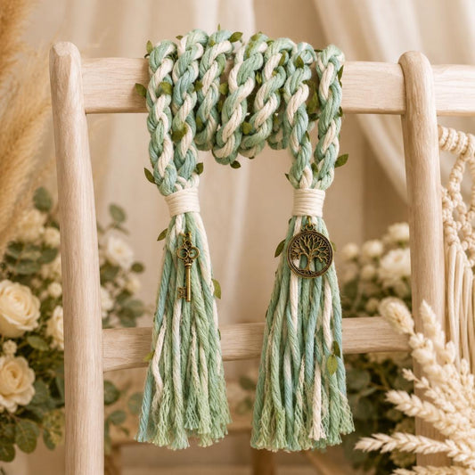 Mint & Ivory Botanical Handfasting Cord — product image 2