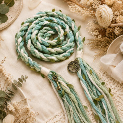 Mint & Ivory Botanical Handfasting Cord — product image 3