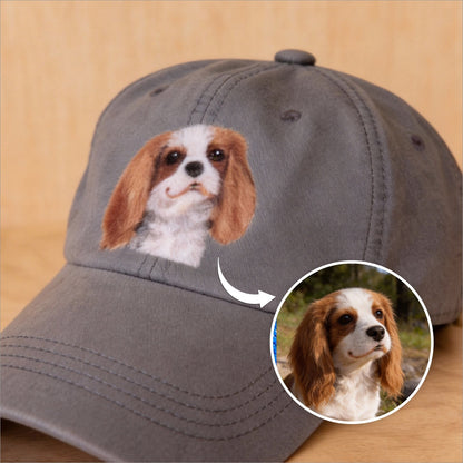 Personalized Pet Portrait Baseball Cap – alternate product view