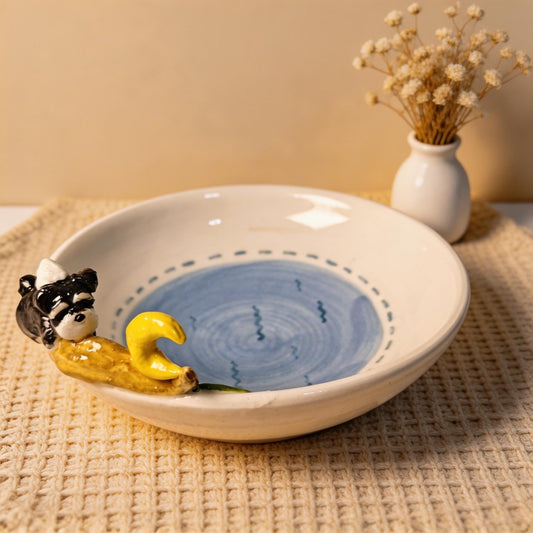 Custom Pet 3D Moon Plate - personalized pet gift main product image