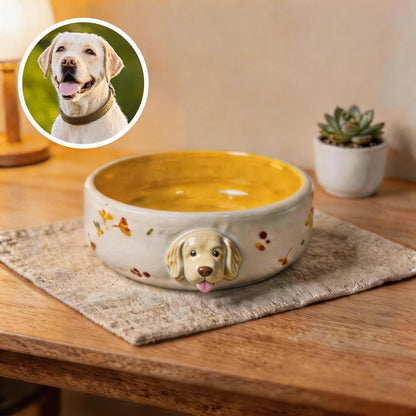 Custom Pet Bowl with 3D Pet Head – alternate product view