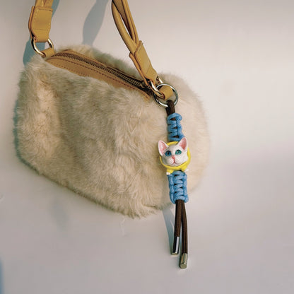Customizable Pet Clay Keychain – personalization and design detail