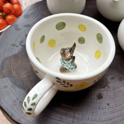 🐾 Custom 3D Pet Climbing Mug – material and finish detail