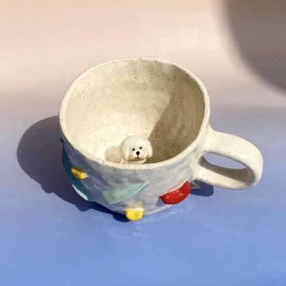 🐾 Custom 3D Pet Climbing Mug – personalization and design detail