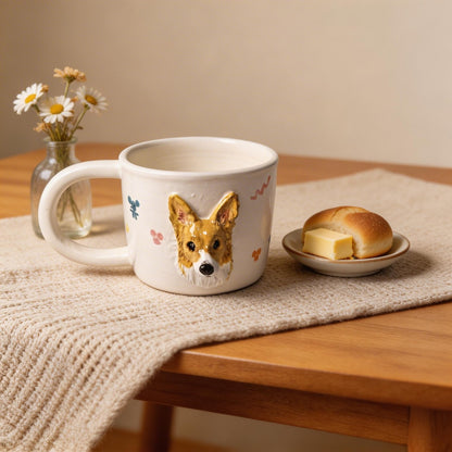 Custom Pet 3D Head Mug – personalization and design detail