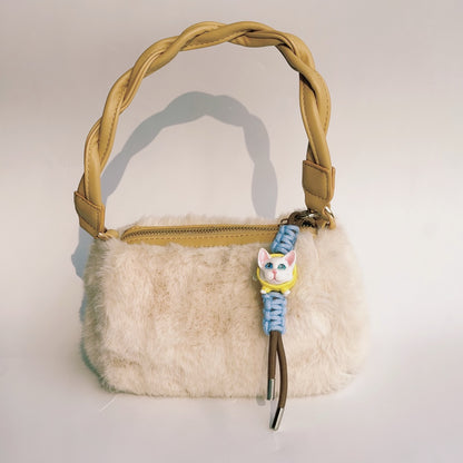 Customizable Pet Clay Keychain – material and finish detail