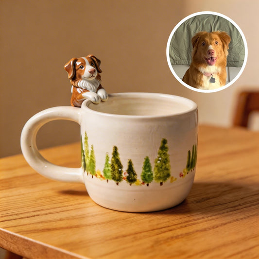 Custom Pet 3D Hanging Mug – Personalized Pet Ceramic Cup - personalized pet gift main product image