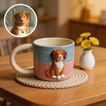 Custom Pet Full-Body 3D Ceramic Mug – alternate product view