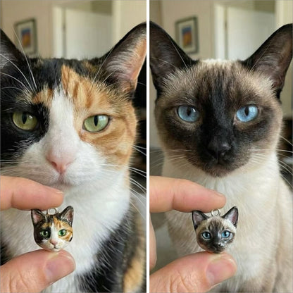 Custom 3D Pet Portrait Pendant – main product view