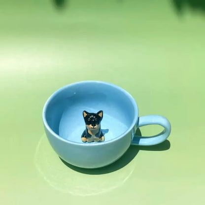 Colorful 3D Pet Mug – material and finish detail