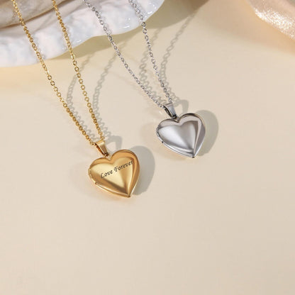 Laser Engraved Heart Locket – alternate product view