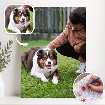 Paint My Pet by Numbers - Personalized Pet Portraits – personalization and design detail