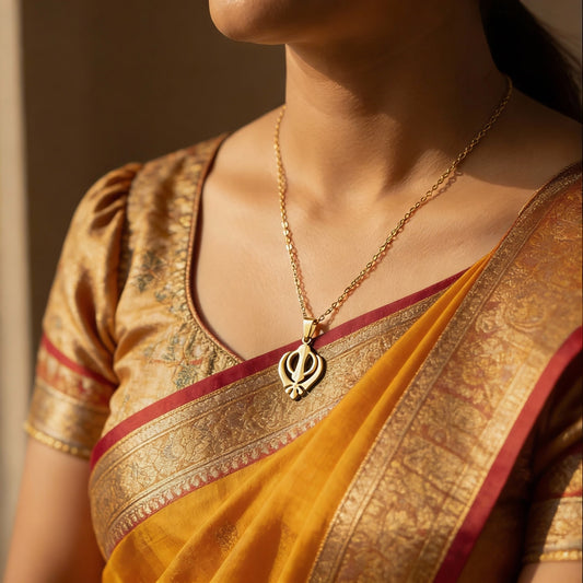 Khanda sahib Necklace - custom personalized jewelry detail image 2