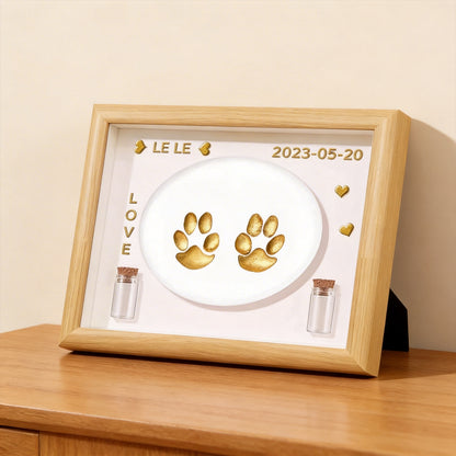 Pet Paw Print Keepsake Frame – alternate product view