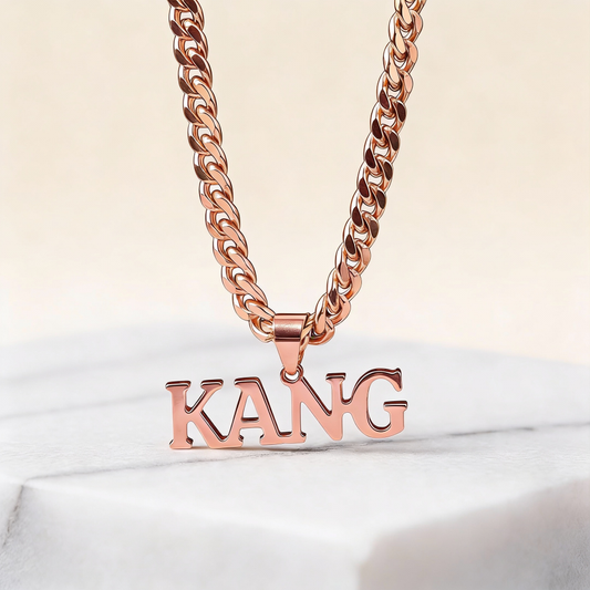 Custom Name Necklace Men | All Languages - custom personalized jewelry detail image 2