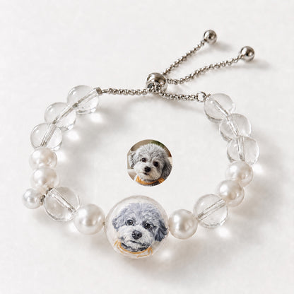 Custom Pet Face Bracelet – personalization and design detail