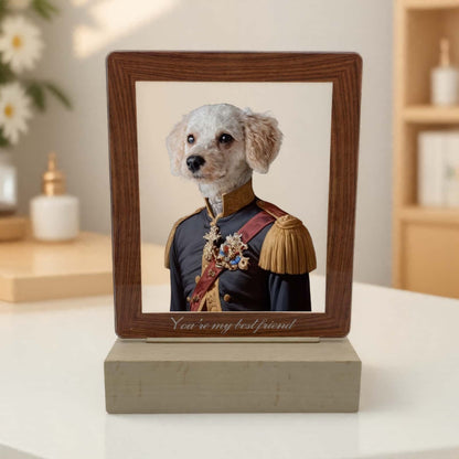 Custom Acrylic Photo Frame with LED Light – size and style reference