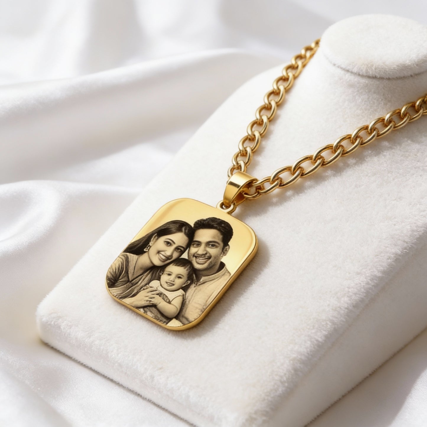 Custom Photo Necklace (MEN)