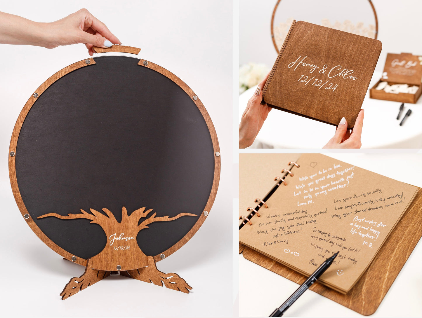 Personalized wedding family tree keepsake