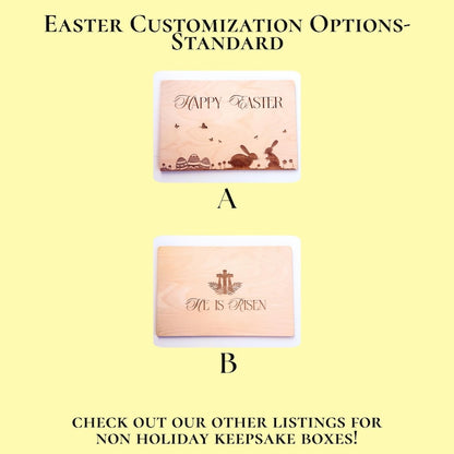 Luxury Personalized Easter Treasure Chest - Wooden Gift Box - image 3