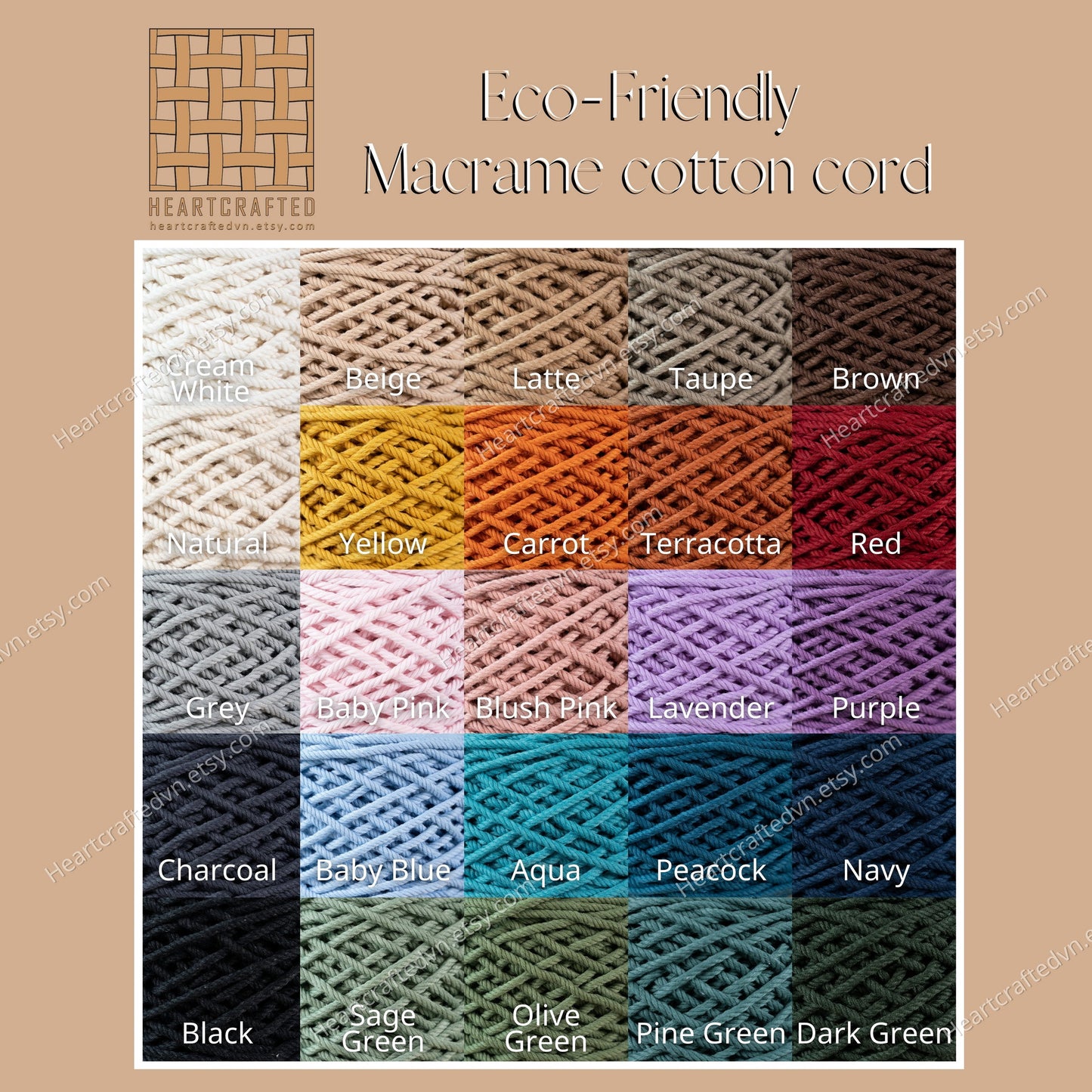 Macrame Color Guide