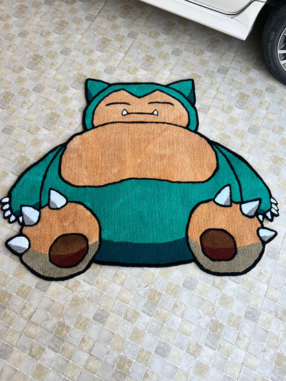 Custom Character Tufted Rug - Playful Floor Decor – close-up product detail