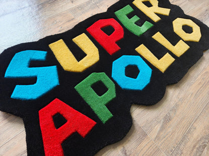 Personalized Character Tufted Rug - Custom Room Decor – close-up product detail