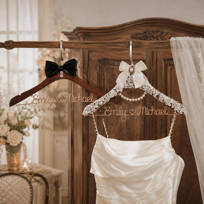 Personalized Bridal Hanger with Wire Name - BOYOGO personalized gift main image