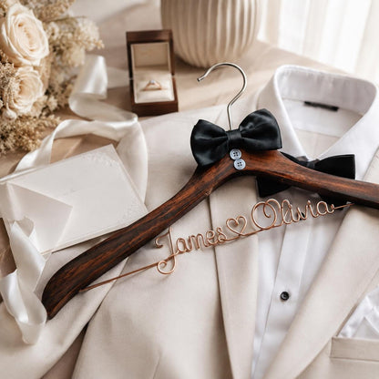 Personalized Bridal Hanger with Wire Name - BOYOGO personalized gift main image