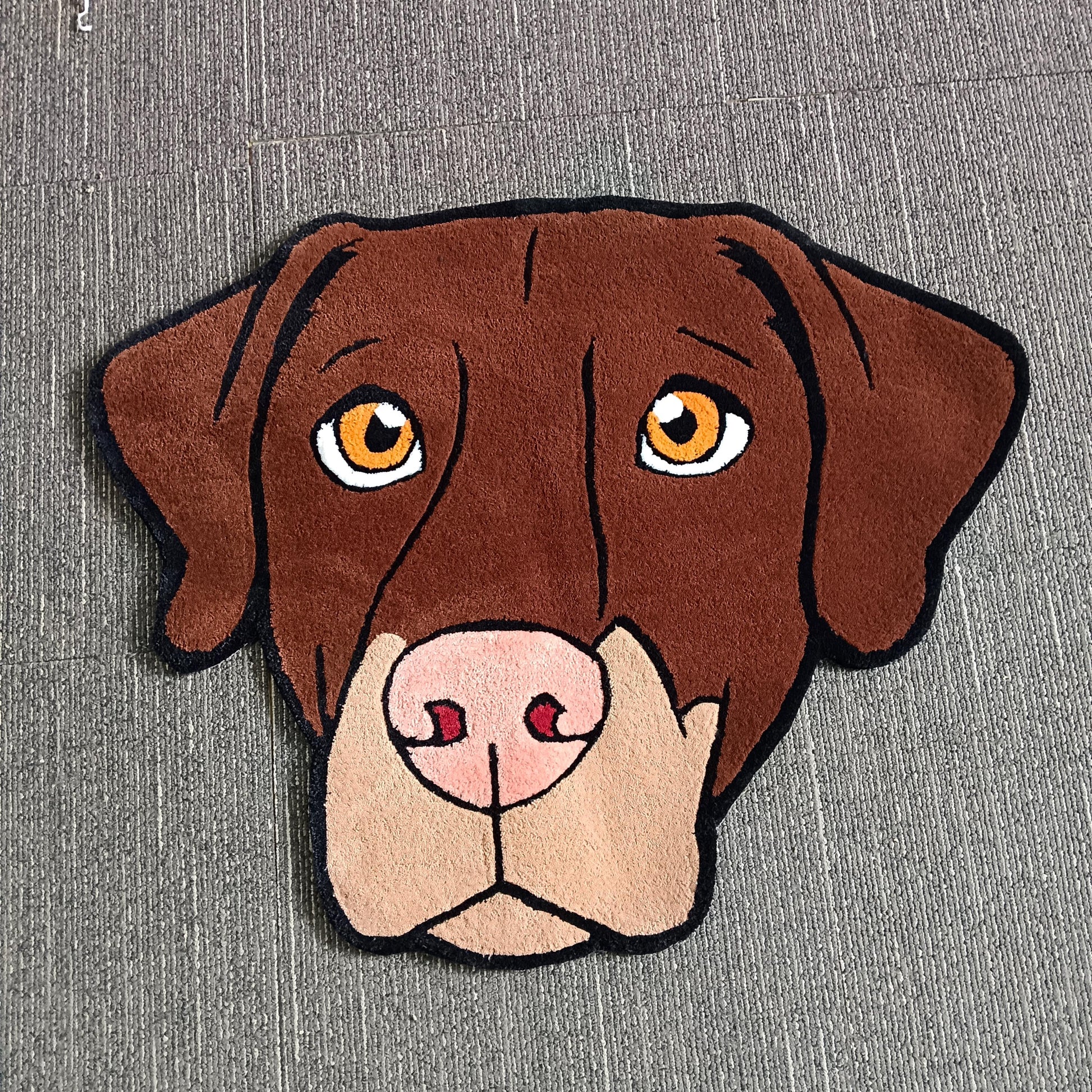 Custom Pet Portrait Tufted Rug - BOYOGO custom rug