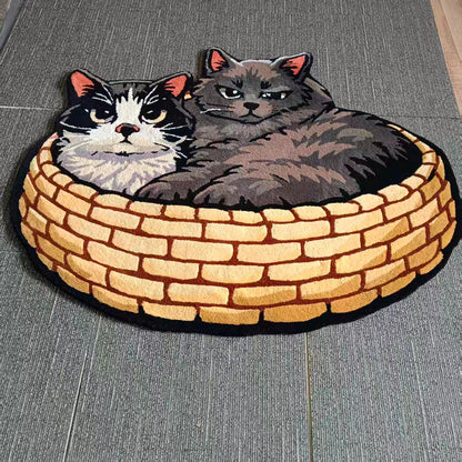 Custom Pet Portrait Tufted Rug - BOYOGO custom rug main image