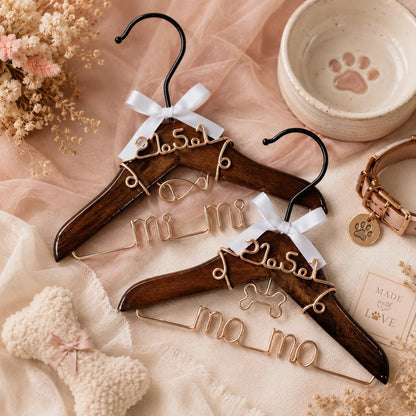 Personalized Bridal Hanger with Wire Name – alternate product view