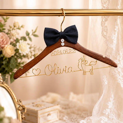 Personalized Bridal Hanger with Wire Name - BOYOGO personalized gift main image