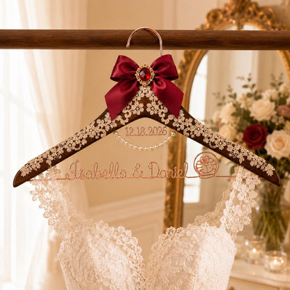 Personalized Bridal Hanger with Wire Name - BOYOGO personalized gift main image