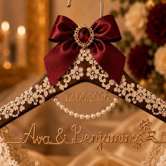 Personalized Bridal Hanger with Wire Name - BOYOGO personalized gift main image